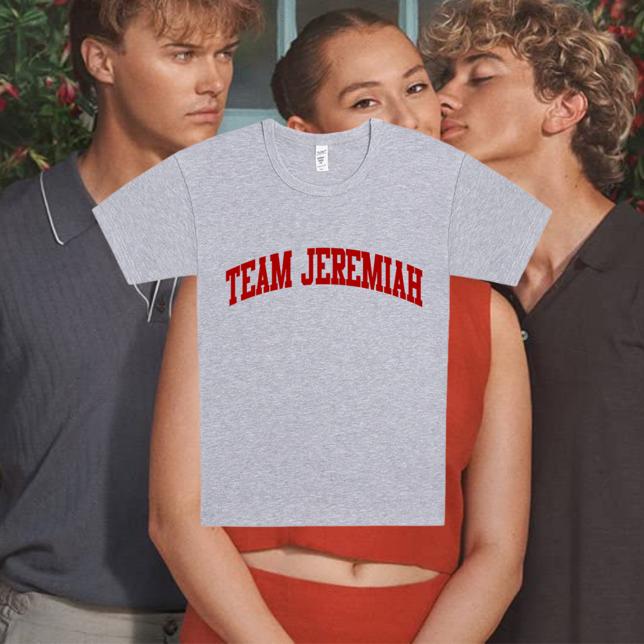 TEAM JEREMIAH VARSITY baby tee ☆