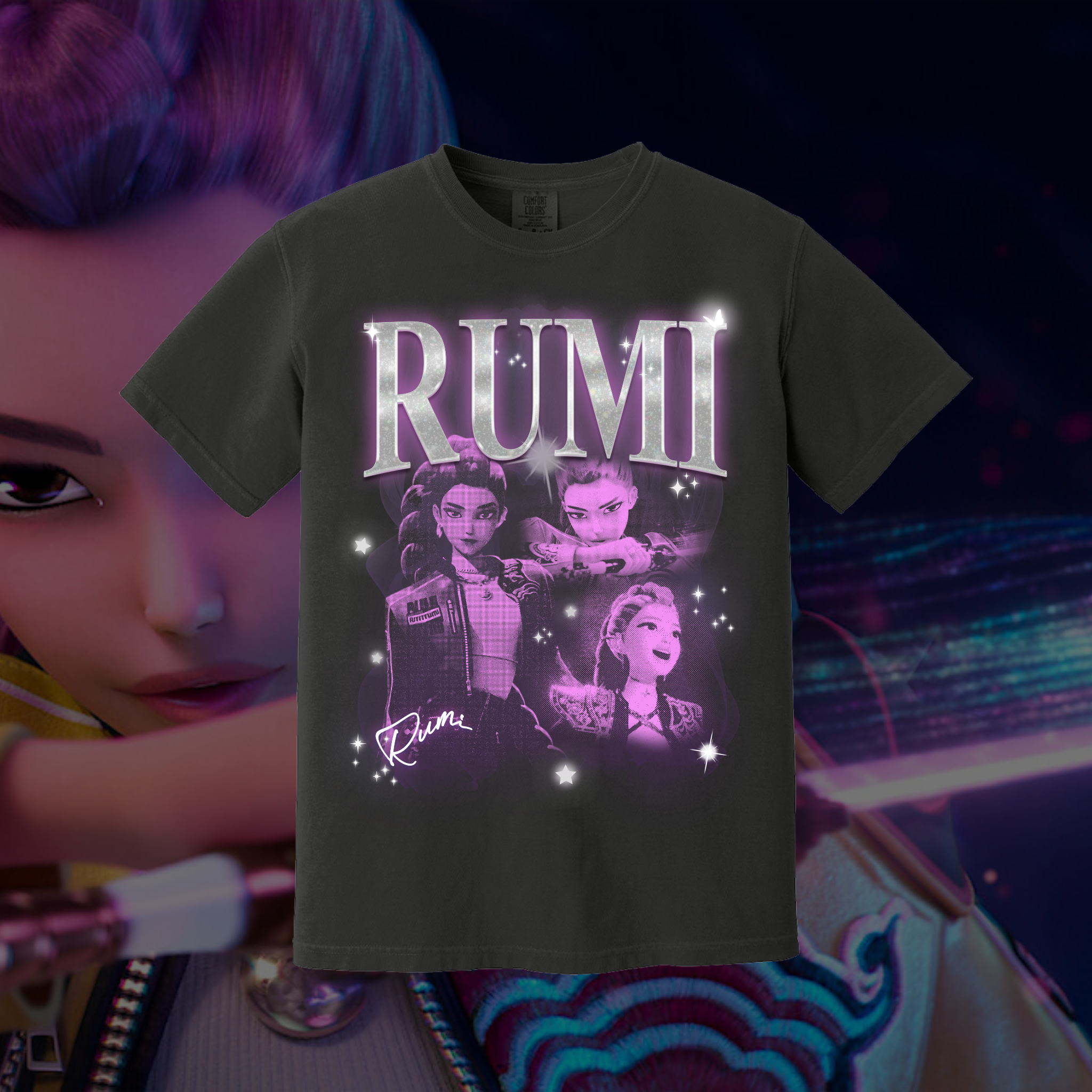 RUMI - KPOP DEMON HUNTERS 90S VINTAGE BOOTLEG TEE