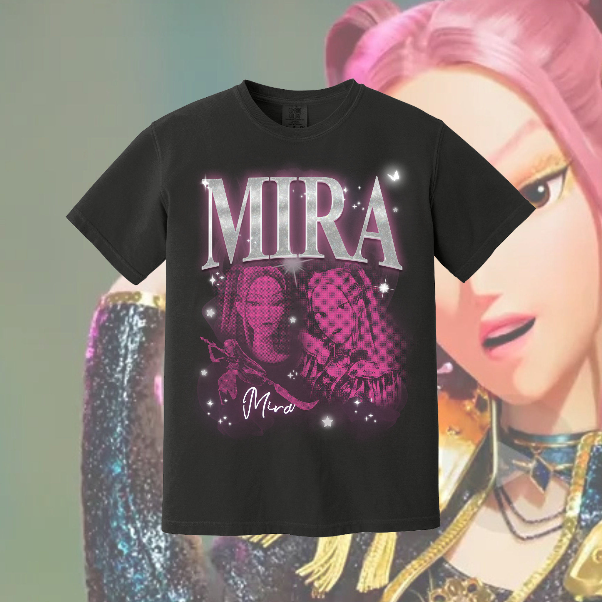 MIRA - KPOP DEMON HUNTERS 90S VINTAGE BOOTLEG TEE