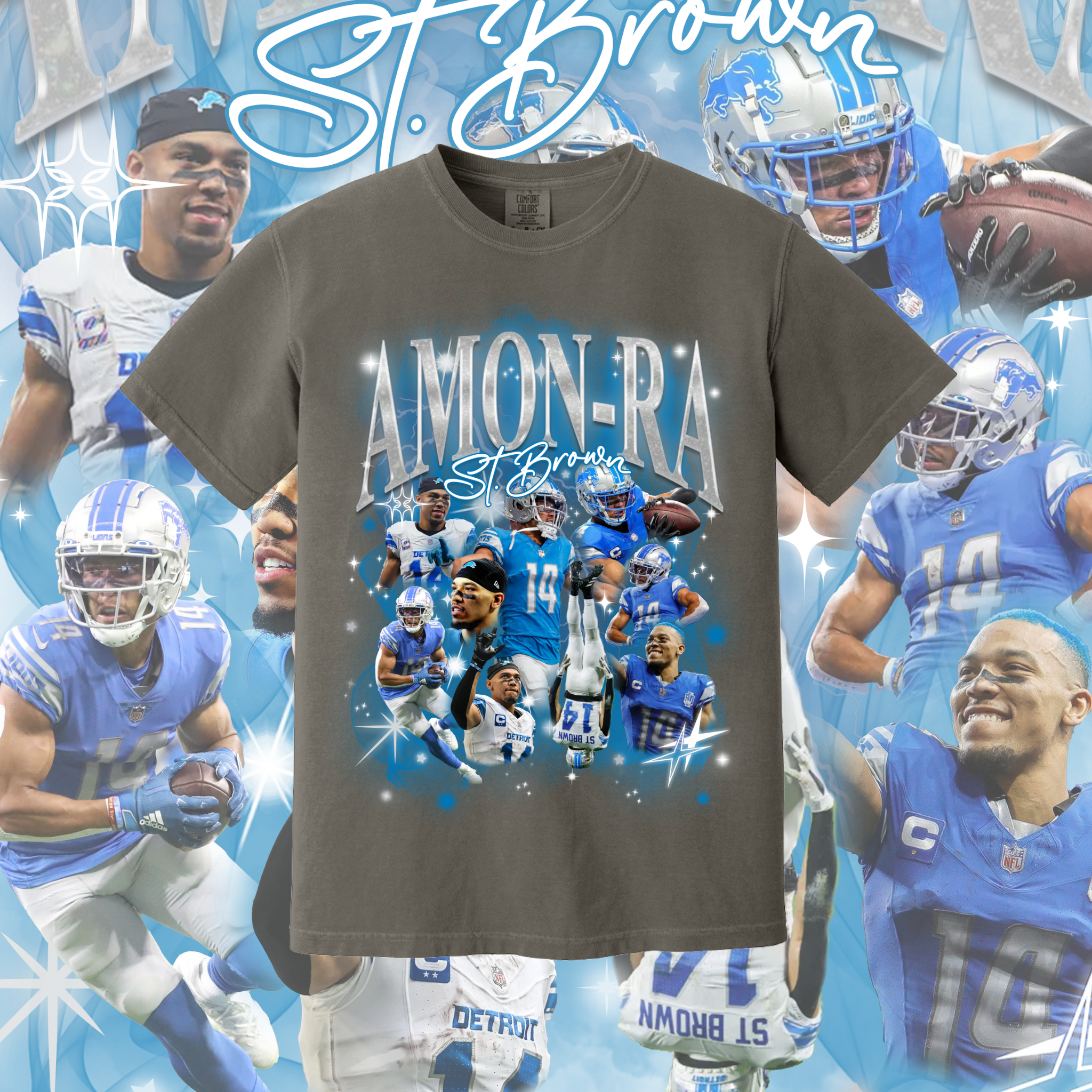 AMON-RA ST. BROWN BOOTLEG TEE