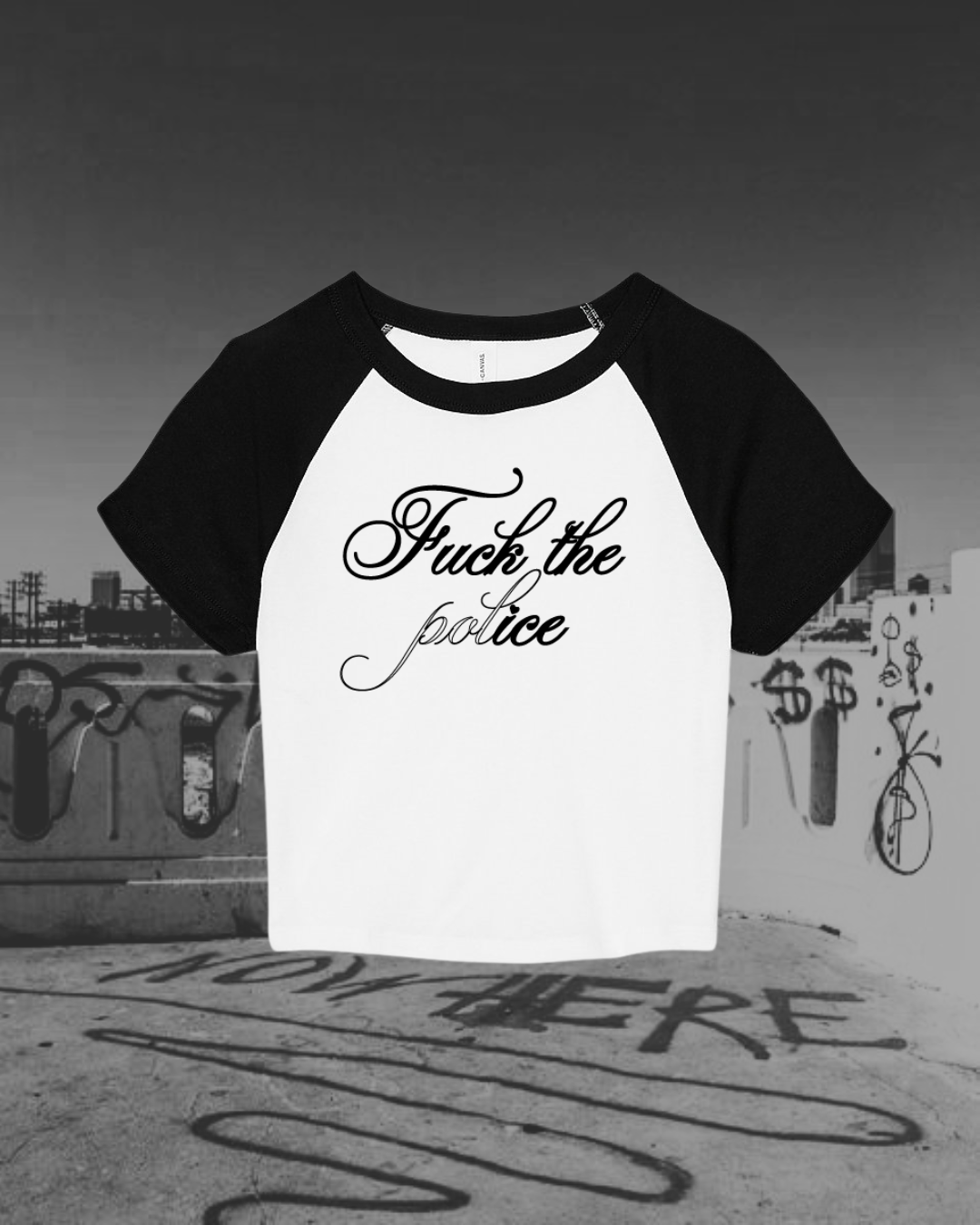 f☆ck the p★lice baby tee