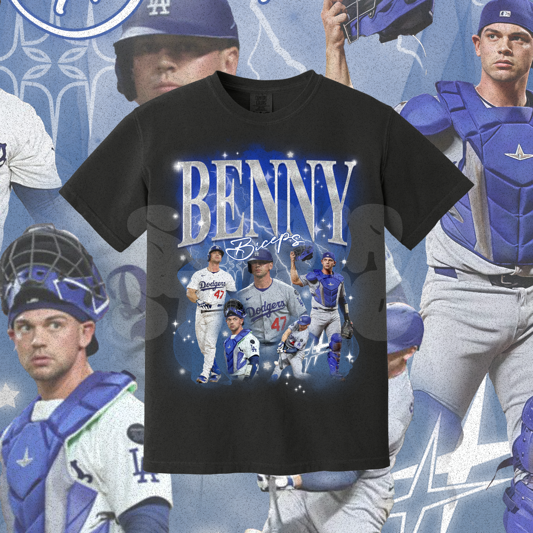 BENNY BICEPS 90S VINTAGE BOOTLEG TEE