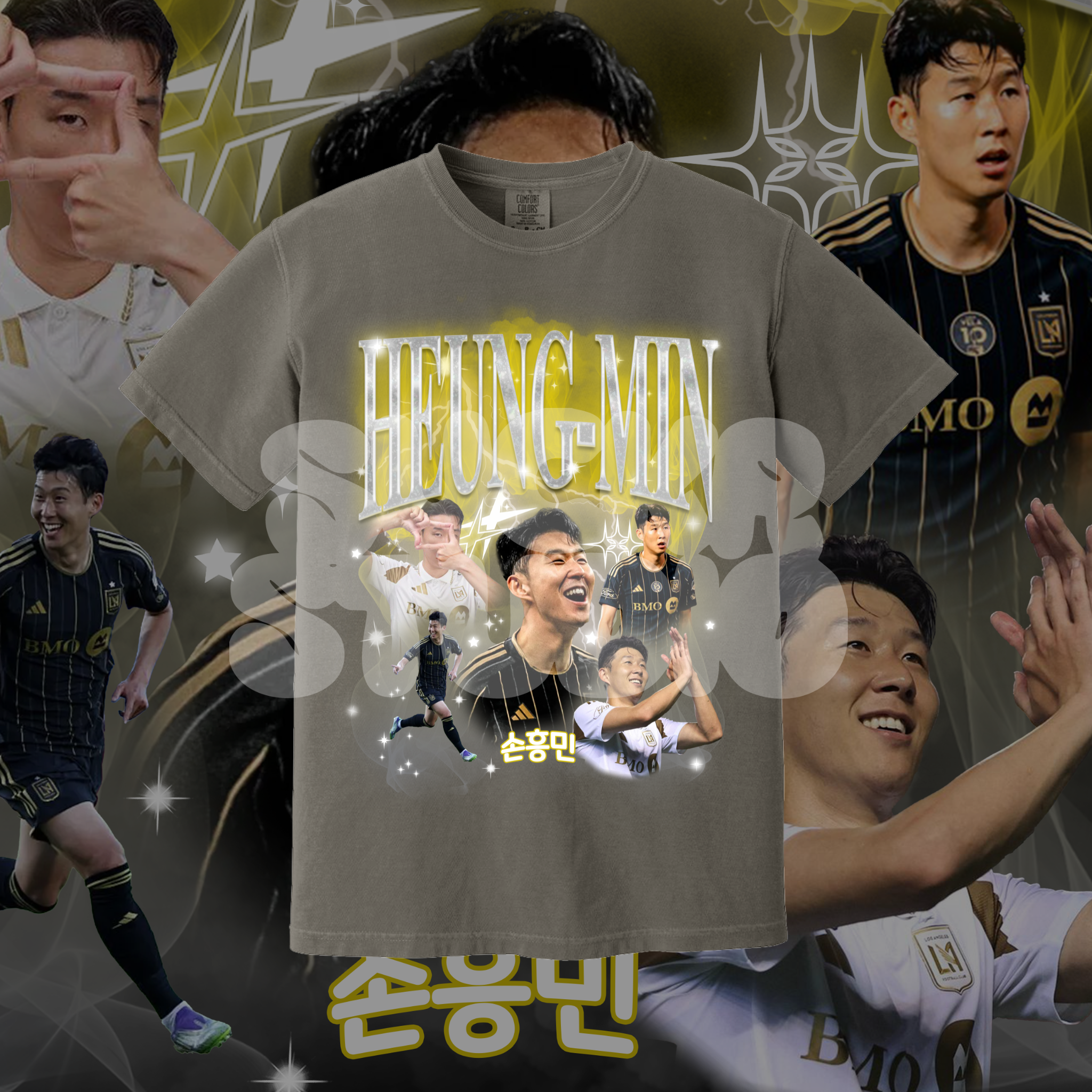 SON HEUNG-MIN 90S VINTAGE BOOTLEG TEE