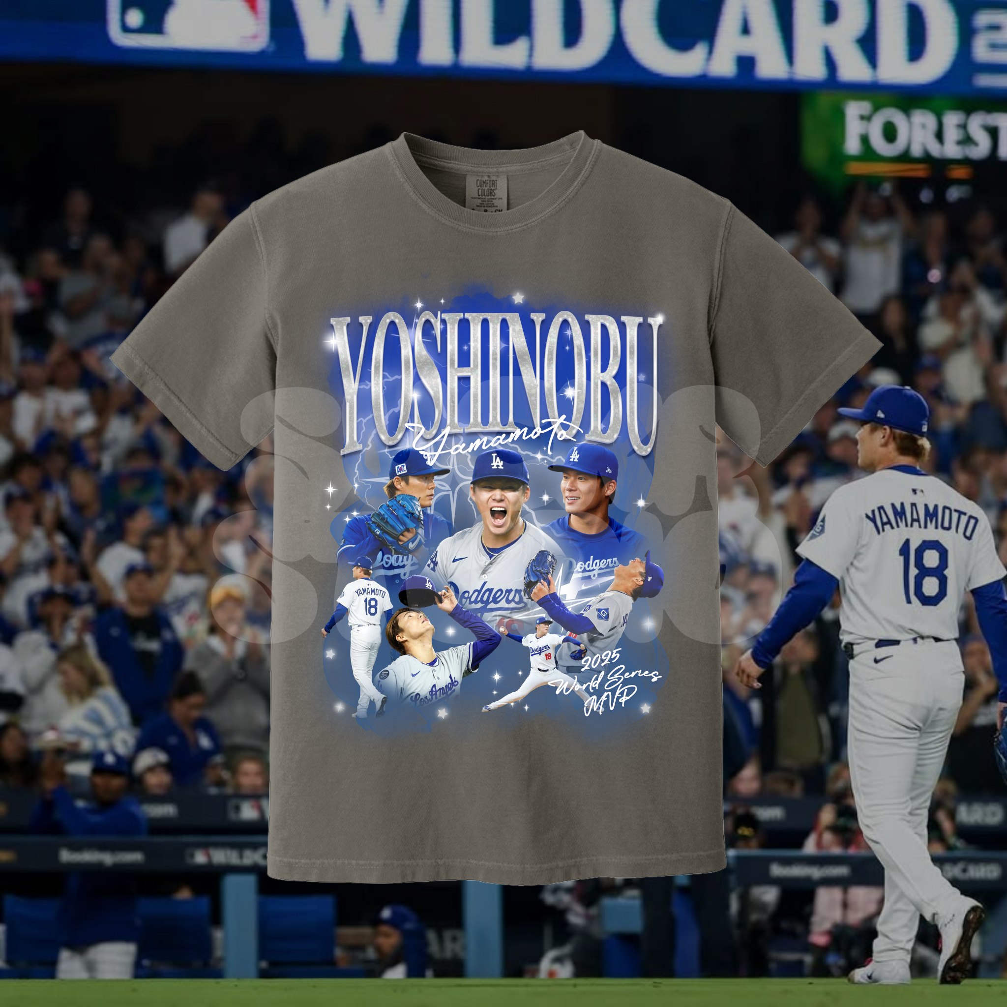 YOSHINOBU 2025 MVP 90S VINTAGE BOOTLEG TEE